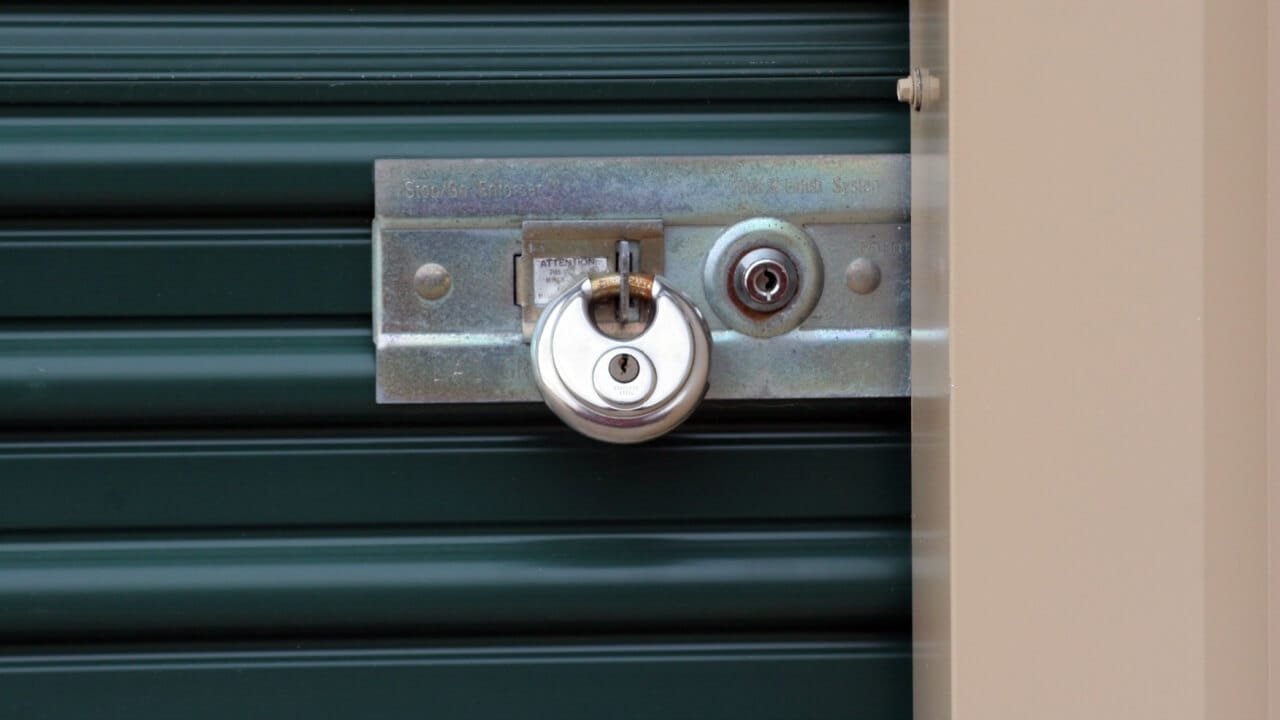 Locked out of storage unit master lock