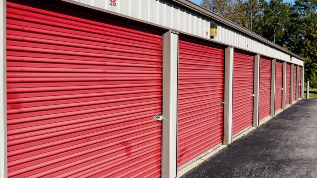 Locked out of storage unit outdoor
