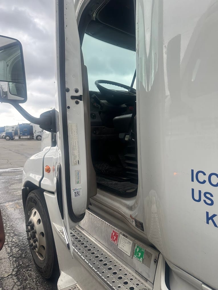 Locksmith Pro working a truck lockout at an Indianapolis area travel stop